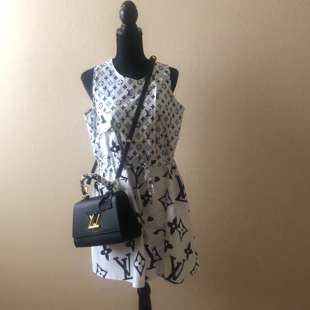 Brand New Black and White Dress